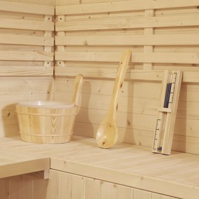 Vonkajšia sauna Eldur s 8 kW ohrievačom & príslušenstvom
