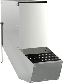 vidaXL Urmărire pentru iepuri Argintiu 12,5 x 26 x 28,5 cm