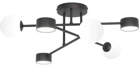 Lustră aplicată HOLON 3xG9/8W/230V + 3xGX53/12W, neagră