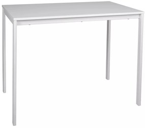 Masa Mario alb galbui L100xl60 cm