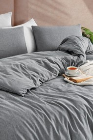 Lenjerie de pat dubla, L'essentiel Maison, Yarn Dyed, Antracit