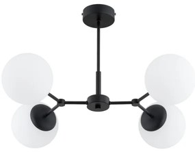 Lustră pe tijă FOTON 4xE14/10W/230V negru