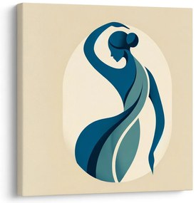 Tablou femeie dansând în abstracție