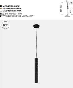 Pendul din marmura neagra Texture