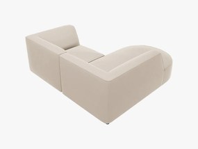 Coltar 3 locuri rotund Ruby catifea L186 cm