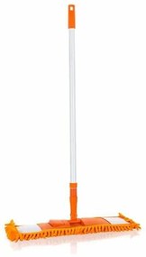 Mop Brilanz Chenille cu bară telescopică120 cm, portocaliu