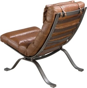 Fotoliu design LUX Dark Brown Leather
