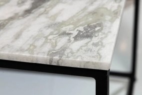 Masuta design minimalist Elements 50cm, marmura alba