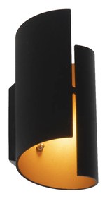 Aplică inteligentă neagră cu interior auriu cu WiFi G9 - Faldo