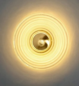 Aplica lumina ambientala LED Onda auriu