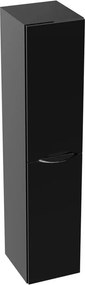 Dulap inalt suspendat Rune Asger 2 usi 30 cm negru lucios