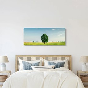 Tablu - Copac în luncă (120x50 cm)
