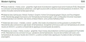 Stalp LED mediu pentru iluminat exterior IP65 Wald grafit, H-80cm