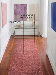Covor tip traversă roz închis țesut manual din material bouclé 80x200 cm Notting Hill Portobello – Ted Baker