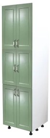 Soldat 60 cu 6 usi Zebra MDF verde drept