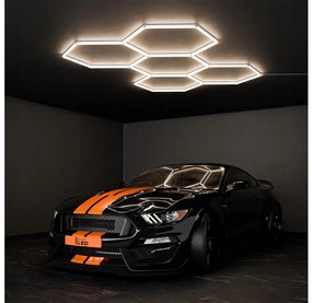 Plafonieră LED/192W/85-265V 4000K 298x209 cm CRI 90 IP54 albă