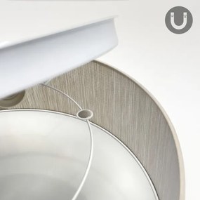 Plafonieră SIRJA 2xE27/15W/230V, diametru 45 cm, bej