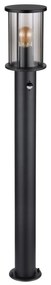 Stalp mediu pentru exterior cu senzor de miscare design modern IP54 Gracey negru