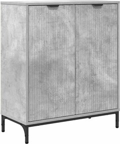 vidaXL Bufet Gri din beton 69,5 x 33 x 82 cm Lemn compozit