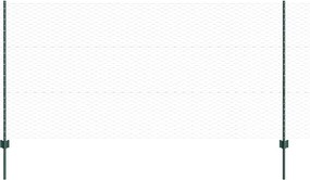 vidaXL Gard cu Stâlp Verde 1,2 x 25 m Oțel