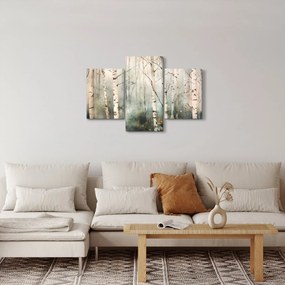 Tablou - Desenarea unui model de pădure (90x60 cm)