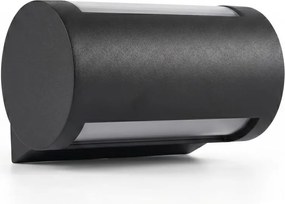 Aplică de perete pentru exterior cu LED, 13W, 230V, IP65, neagră