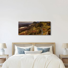 Tablou cu munții din Scoția (120x50 cm)