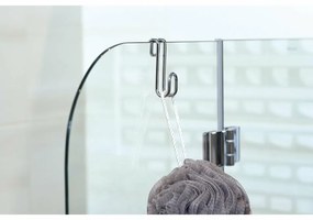AQUALINE 37020 cârlig suspendat pentru paravane deduș, argintiu