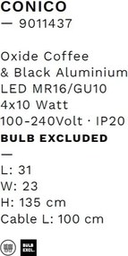 Lampadar de podea modern CONICO Coffee