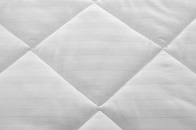Pilota Alcam damasc white line, toamna / iarna, bambus, 140x200 cm