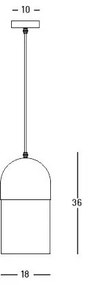 Lustra/pendul design decorativ natural Paper D-18cm