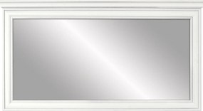 Oglinda perete cu rama IDENTO, alb, 155x7x72 cm