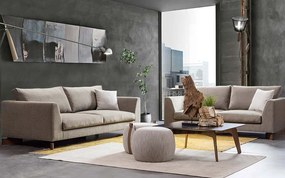 Canapea lemn masiv Panfilo, 230 × 85 × 101 cm