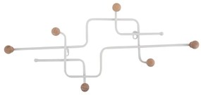 Cuier de perete alb din metal 60,5 cm Metro – PT LIVING