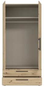 Dulap MARO 100x213 cm, stejar artisan