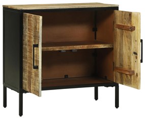 vidaXL Bufet 70 x 35 x 70 cm din lemn masiv brut de mango