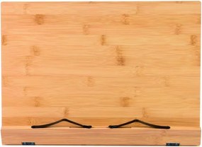 Suport pentru cărți, bambus, 39 x 28 x 4,2 cm