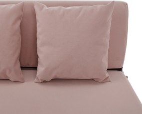 Saltea pliabilă/fotoliu extensibil, 2 in 1, roz, PELOS