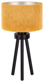 Duolla - Lampă de masă LYON 1xE27/15W/230V galbenă