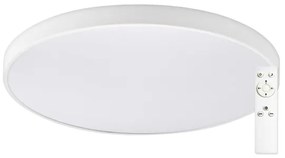 Top Light Plafonieră LED Petal pentru baie, dimabilă, 60W, 230V, IP44, diametru 59 cm, albă + telecomandă
