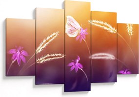 Tablou - Fluture roz (150x105 cm)