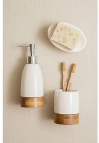 Set de accesorii de baie alb din piatră Earth – Premier Housewares