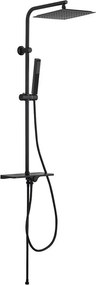 Coloana de dus cu negru mat Invena Svart Basic fara baterie