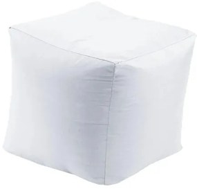 Taburet Cub XL Pufrelax, Material Impermeabil - Alb