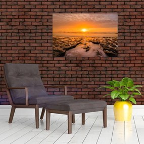 Tablou cu apus de soare (90x60 cm)