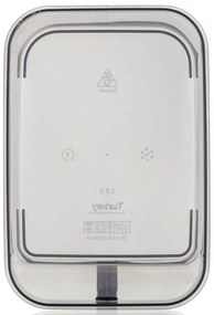 Banquet Recipient de depozitare cu mâner ZOYA 3,25l, fum, 3,25 l