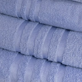 Prosop albastru din bumbac din frotir 30x50 cm Simple – Casa Selección