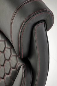 Scaun de birou Thomas piele ecologica negru H122 cm