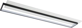 Brilagi - Plafonieră LED dimabilă OUTLINE LED/90W/230V 18x100 cm alb/negru +telecomandă