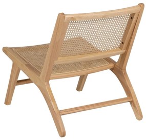 Fotoliu în culoare naturală țesut – Ixia